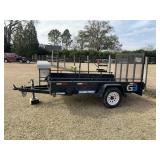 2018 Sure Trac 6ftx10ft Single Axle Trailer