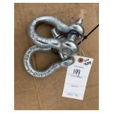 Pair of Landhonor Unused 3/4in 4.75 ton Anchor Sha