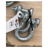 Pair of Landhonor Unused 7/8in 6.5 ton Anchor Shac