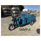 SDLANCH Unused IRET13 Electric Tricycle with Utili