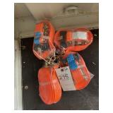 Group of 4 Landhonor Unused 1.5in x 27ft 3 ton Rat