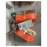 Pair of 2 Landhonor Unused 2inx27ft 5 ton Ratchet