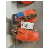 Pair of 2 Landhonor Unused 2inx27ft 5 ton Ratchet