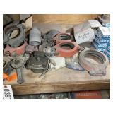 LARGE GROUP OF FIRETRUCK PUMP FITTINGS