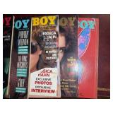 GROUP OF PLAYBOY MAGAZINES, 1986 AND 1987