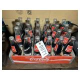 WOODEN COCA-COLA CRATE WITH 81-82 NATIONAL BASKETB