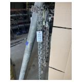 GROUP OF MISCELLANEOUS CHAIN VARIOUS LINKS AND SIZ