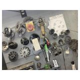 CONTENTS ON WALL AND COUNTERTOP INCLUDING SPRAY BO