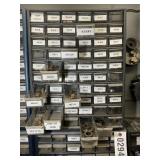 GROUP OF THREE PARTS STORAGE BINS WITH CONTENTS MI