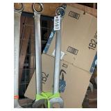 PAIR OF PROFESSIONALS BRAND WRENCHES, 1 AND 7/8 IN