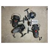 GROUP OF 4 MITCHELL FISHING REELS, APPEAR TO BE SA