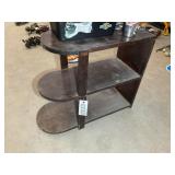 THREE TIERED SIDE TABLE 12 IN X 28 IN X 24 IN