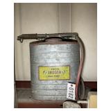 VINTAGE SMITH INDIAN FIRE PUMP GALVANIZED