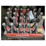 WOODEN COCA-COLA CRATE WITH MOSTLY 1983 NATIONAL B