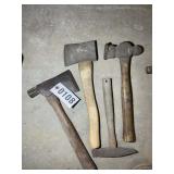 GROUP INCLUDING HATCHET HAMMER MALLET BALL PEEN HA