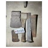 GROUP INCLUDING AX HEADS AND LOG SPLITTING WEDGES