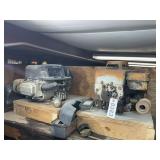 TWO SMALL ENGINES, BRIGGS AND STRATTON 10 HP AND 9