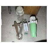 GROUP INCLUDING VINTAGE MIXER, ICE SHAVER, PEANUT