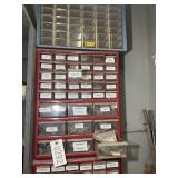 GROUP OF 3 PARTS BINS WITH CONTENTS, WHEEL BEARING