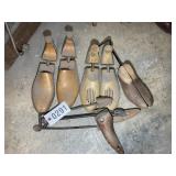 GROUP OF WOODEN VINTAGE SHOE FORMS