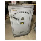 THE MOSLER SAFE COMPANY ROLLING SAFE, WITH COMBO.