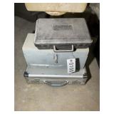 GROUP OF EMPTY TOOL BOXES