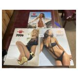 GROUP OF 3 WURTH OVERSIZED PINUP/SWIMSUIT CALENDAR