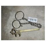 SPARK PROOF BUNG TOOL AND SHACKLES