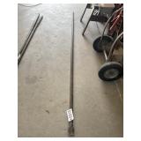 HEAVY DUTY PIPE BAR APPROXIMATELY 8 FT