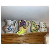 GROUP OF ASSORTED PITCHERS