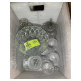 GROUP OF GLASS MUGS BOWLS, ETC