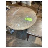 SIDE TABLE, ROUND TOP 20 IN DIAMETER X 29 IN TALL