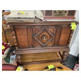 ONE DOOR SIDEBOARD CABINET 36 IN X 18 IN BY 34 AND