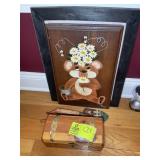 GROUP OF MISCELLANEOUS DECORATIVE ITEMS BEAR AND D