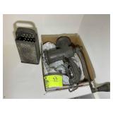 DIXIE NUMBER 10 MEAT GRINDER AND CHEESE SHREDDER