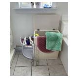 MISCELLANEOUS GROUP INCLUDING LAUNDRY HAMPER, SAFE