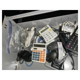 GROUP OF MISC OFFICE RELATED ITEMS, WIRELESS MICE,