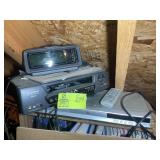 GROUP OF ELECTRONICS, SYLVANIA VHS PLAYER, TOSHIBA