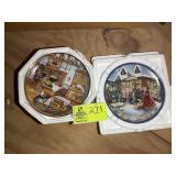 TWO DECORATIVE PLATES