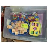 MAGNETIC LETTERS AND CHILDRENS BLOCKS AND TODDLERS