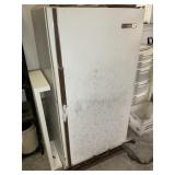 RHEEM HOLIDAY UPRIGHT FREEZER, WORKING, UNKNOWN MO