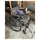 GROUP INCLUDING WALKER, WHEELCHAIR AND CENTER CONS