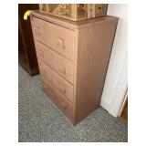 WOODEN FOUR-DOOR DRESSER 24 IN X 14 IN X 35 IN