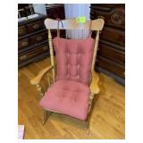WOODEN ROCKING CHAIR