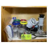 CONTENTS OF CABINET BOTTOM SHELF MISCELLANEOUS ITE
