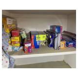 ITEMS ON SHELF IN PANTRY INCLUDING ALUMINUM FOIL P