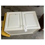 TWO OVER FRIDGE CABINETS, 36 IN X 25 IN X 23.5 IN