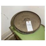 NO 14 CAST IRON DUTCH OVEN, LID MARKED LODGE, BASE