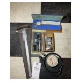 GROUP OF ASSORTED CALIPERS AND GAUGES