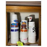 GROUP OF MISC VINTAGE COMMEMORATIVE TYPE CUPS, PIZ